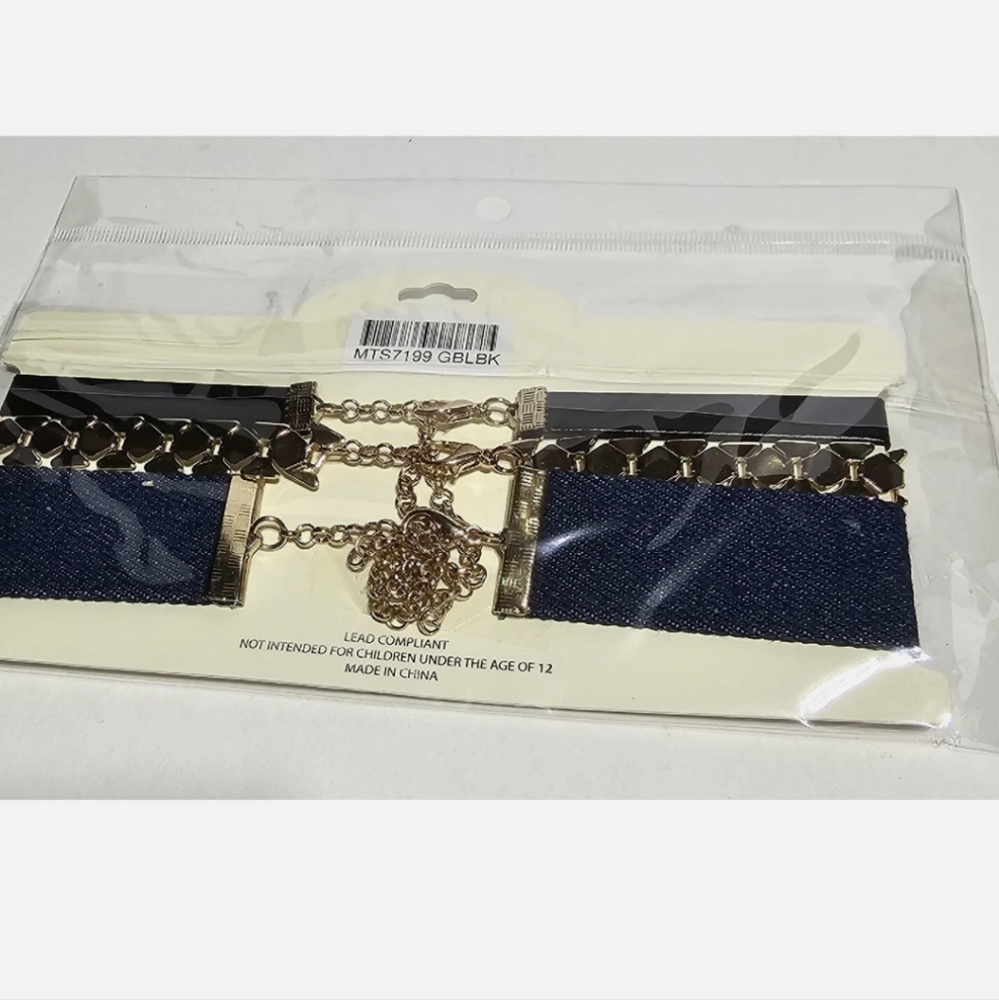 Mia Collection Silver-tone Choker, NIP - Picture 3 of 3